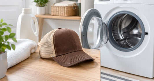Can you wash a western trucker hat in the washing machine?