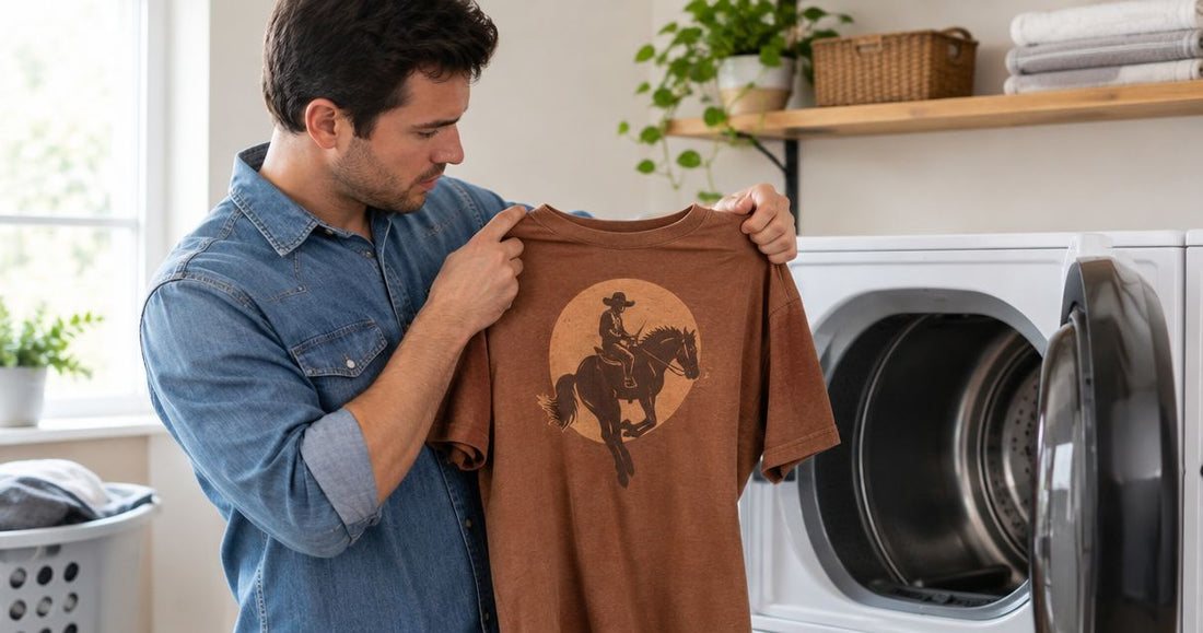 Can cowboy t shirts shrink in the dryer?