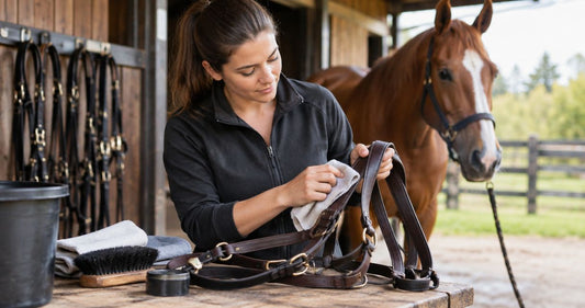 How long should a horse tack cleaning session take?