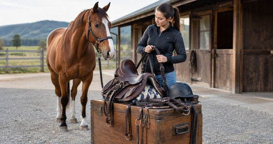 How much does a full horse tack set weigh?