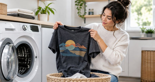 Can western graphic tees be washed in hot water without fading?